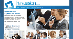 Desktop Screenshot of persuasion.net.au